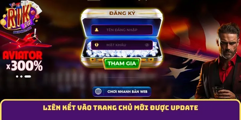 Liên kết vào trang chủ mới được update